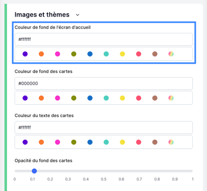 Fond écran daccueil